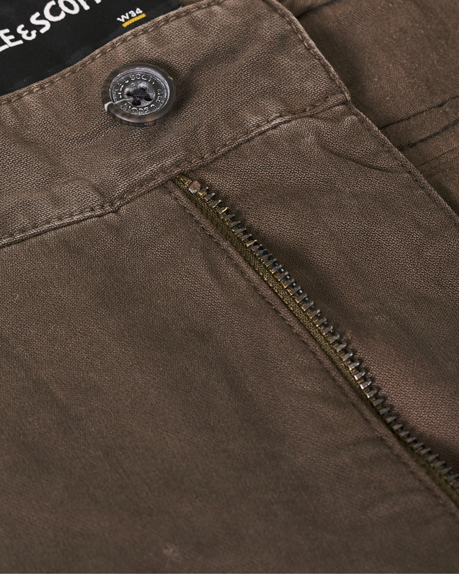 Mies | Housut | Lyle & Scott | Cargo Pants Trek Green