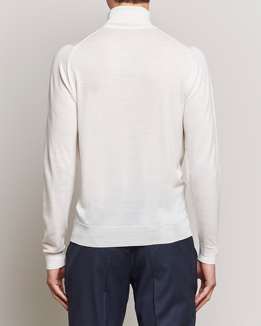 Mies | Puserot | John Smedley | Cherwell Extra Fine Merino Rollneck Snow White