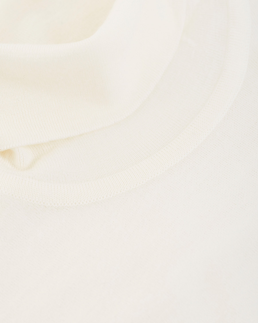 Mies | Puserot | John Smedley | Cherwell Extra Fine Merino Rollneck Snow White