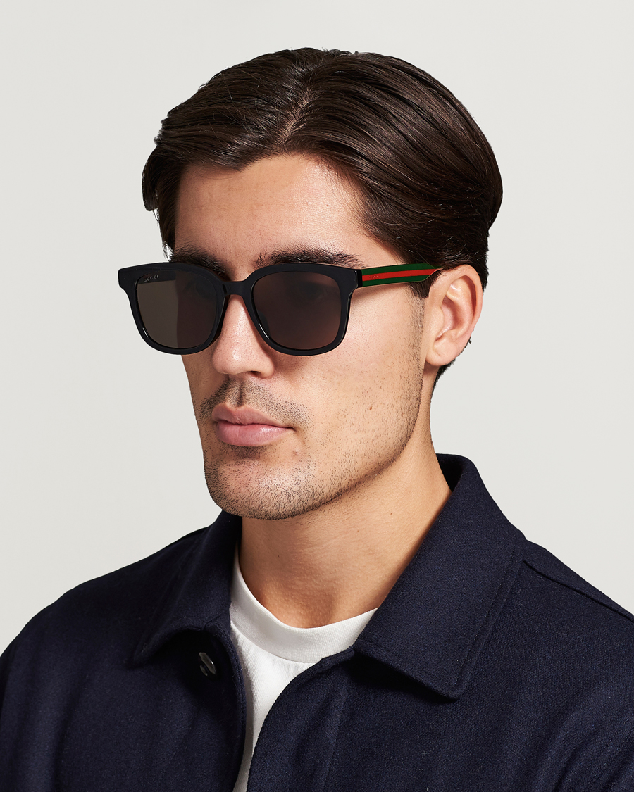 Mies | D-malliset aurinkolasit | Gucci | GG0847SK Sunglasses Black/Green
