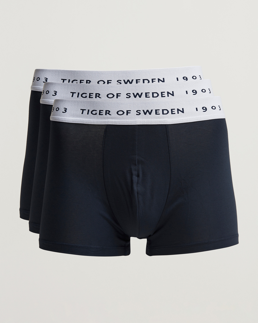 Mies | Alusvaatteet | Tiger of Sweden | Hermod Cotton 3-Pack Boxer Brief Navy
