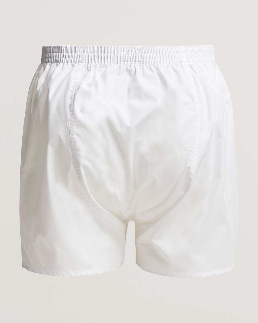 Mies | Alusvaatteet | Derek Rose | Classic Fit Cotton Boxer Shorts White