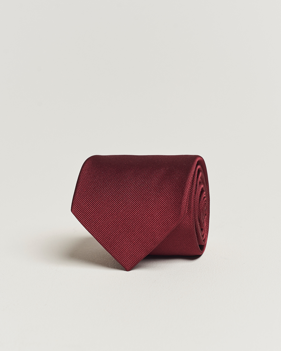Mies |  | Amanda Christensen | Plain Classic Tie 8 cm Bordeaux