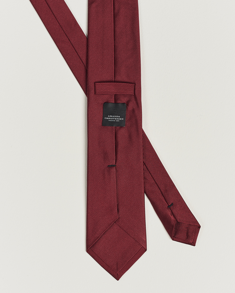 Mies | Solmiot | Amanda Christensen | Plain Classic Tie 8 cm Bordeaux
