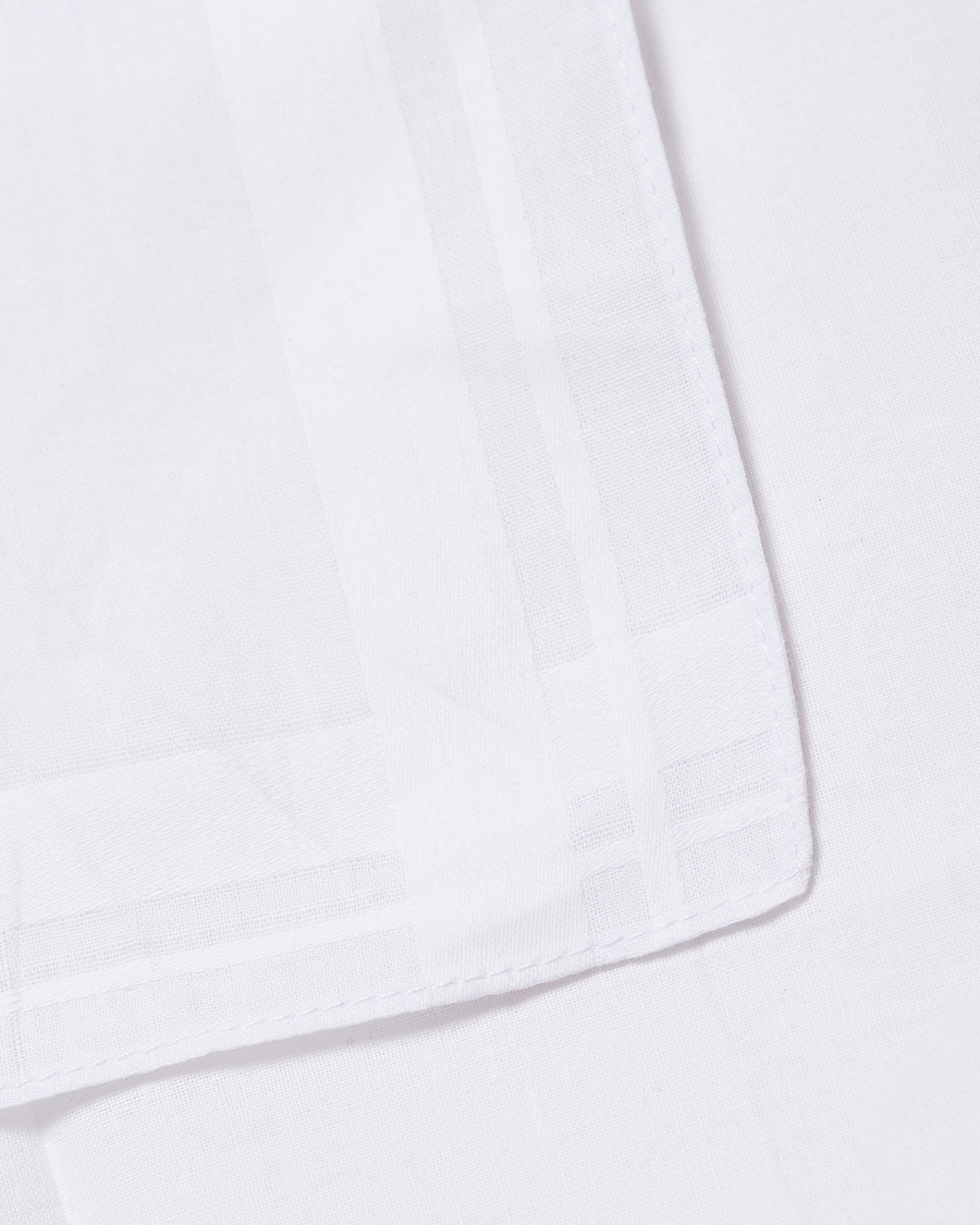 Mies | Taskuliinat | Amanda Christensen | 3-Pack Cotton Pocket Square White