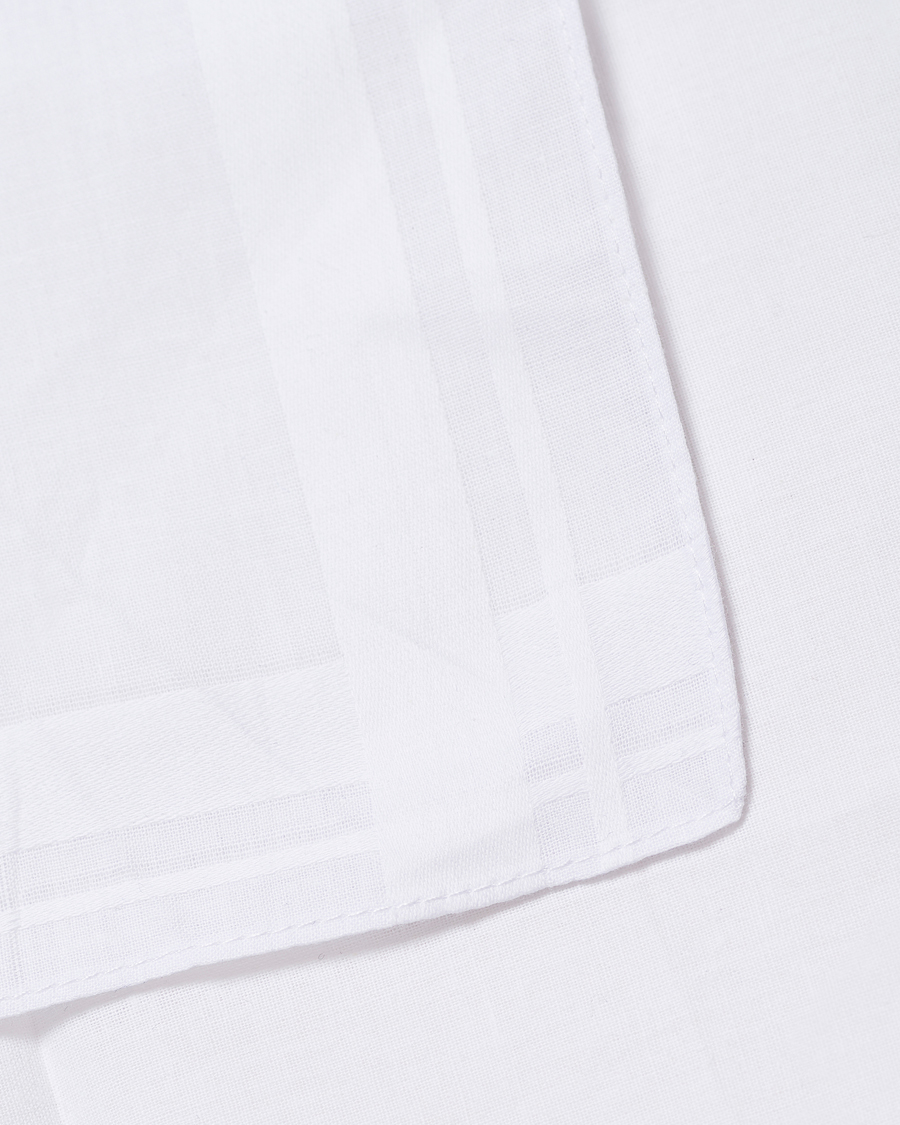 Mies | Taskuliinat | Amanda Christensen | 6-pack Cotton Pocket Square White