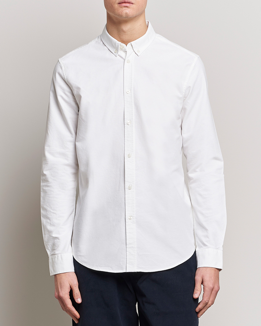Mies |  | Samsøe & Samsøe | Liam Button Down Shirt White