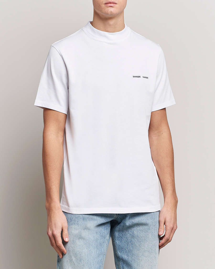 Mies | Valkoiset t-paidat | Samsøe & Samsøe | Norsbro Organic Cotton Tee White