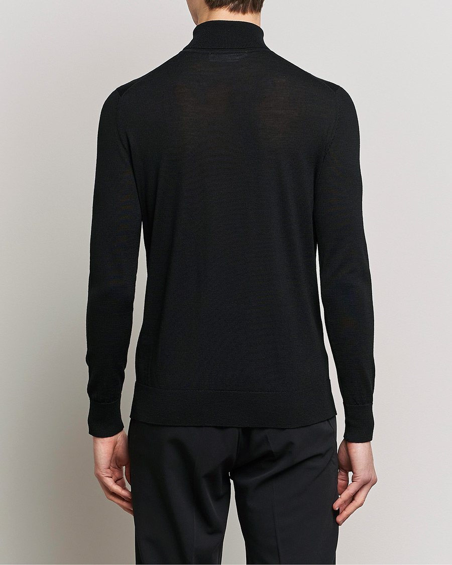 Mies | Puserot | Samsøe Samsøe | Flemming Superfine Merino Wool Roll Neck Black