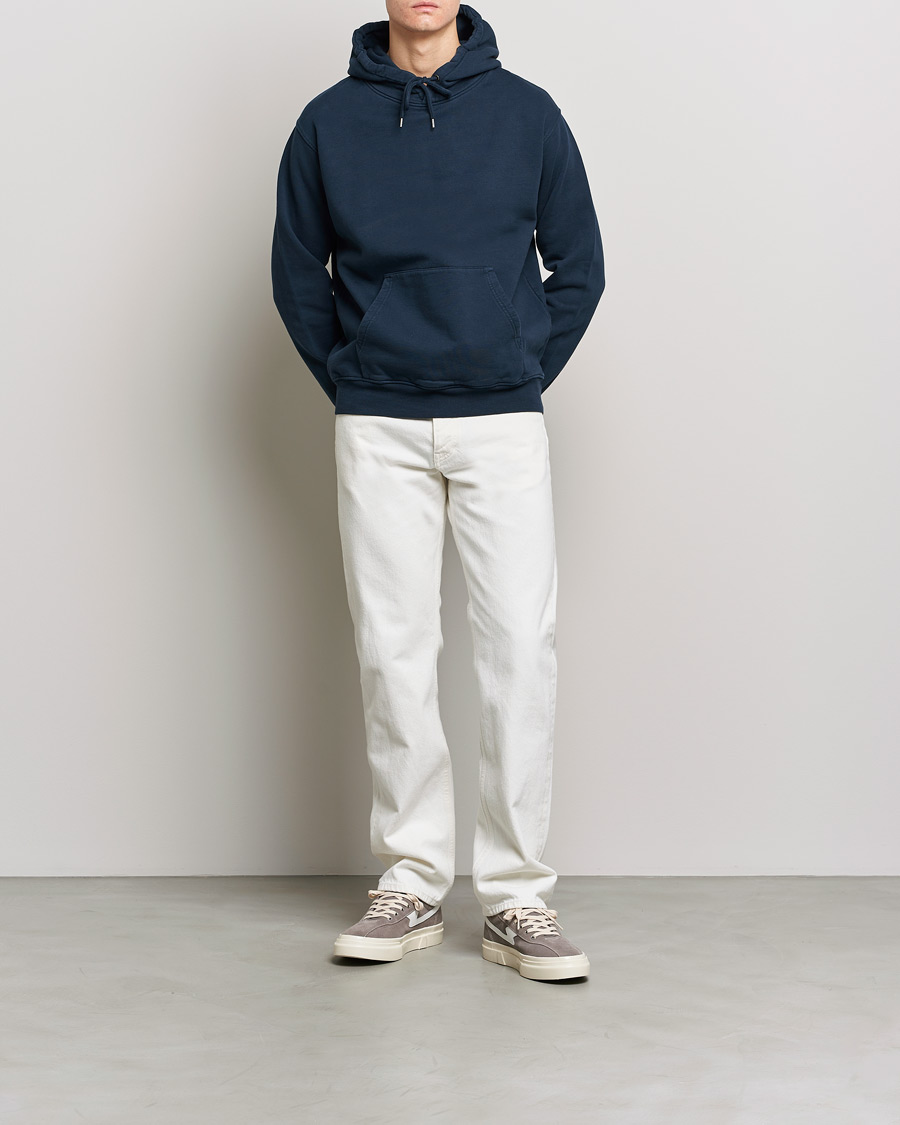 Mies | Puserot | Colorful Standard | Classic Organic Hood Navy Blue