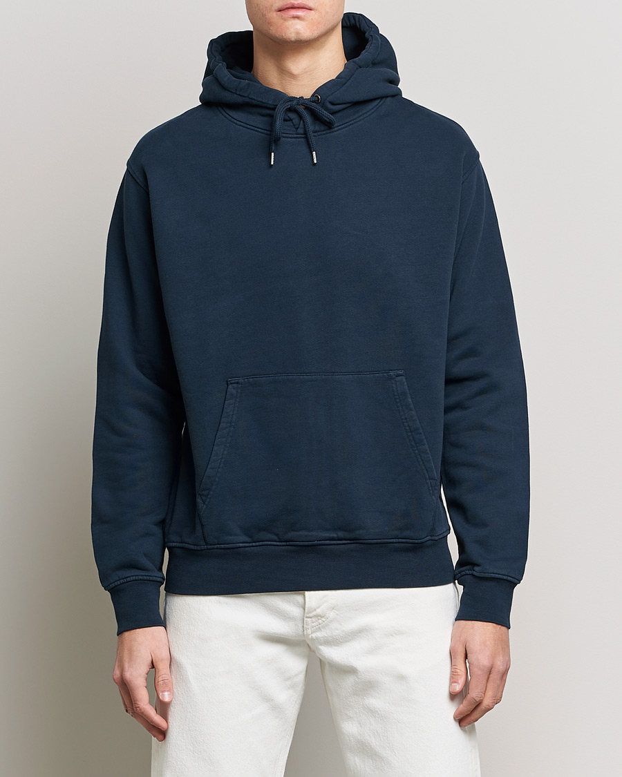 Mies | Puserot | Colorful Standard | Classic Organic Hood Navy Blue