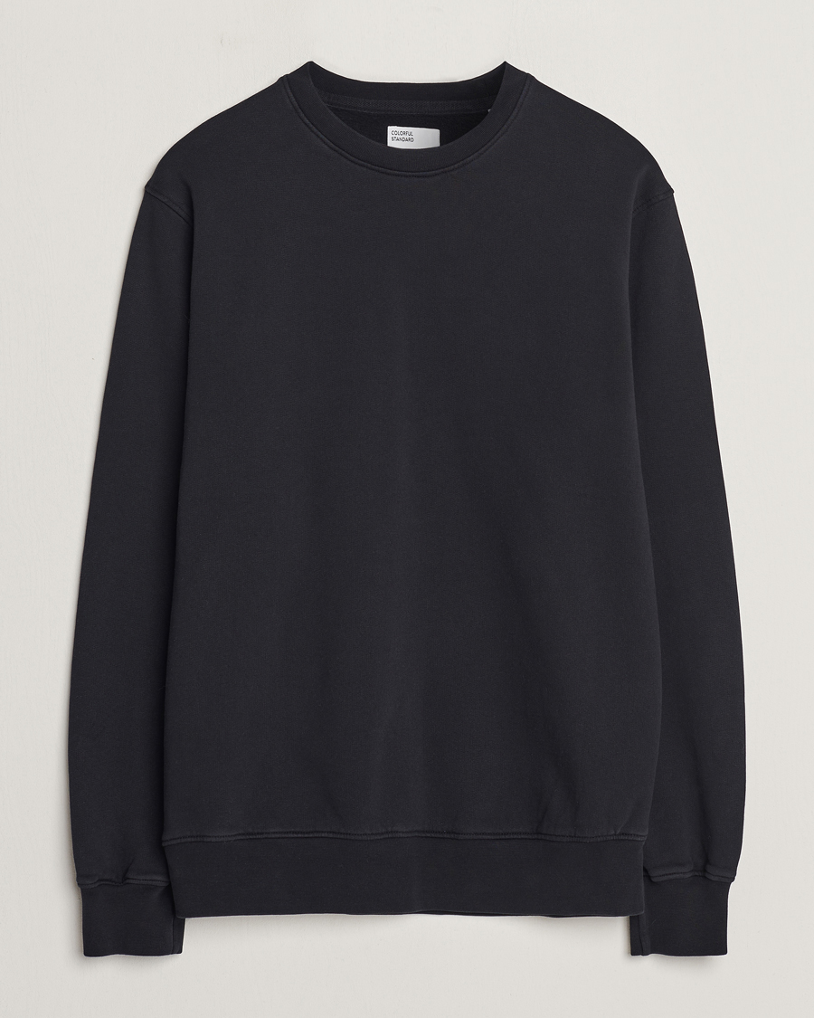 Mies | Puserot | Colorful Standard | Classic Organic Crew Neck Sweat Deep Black