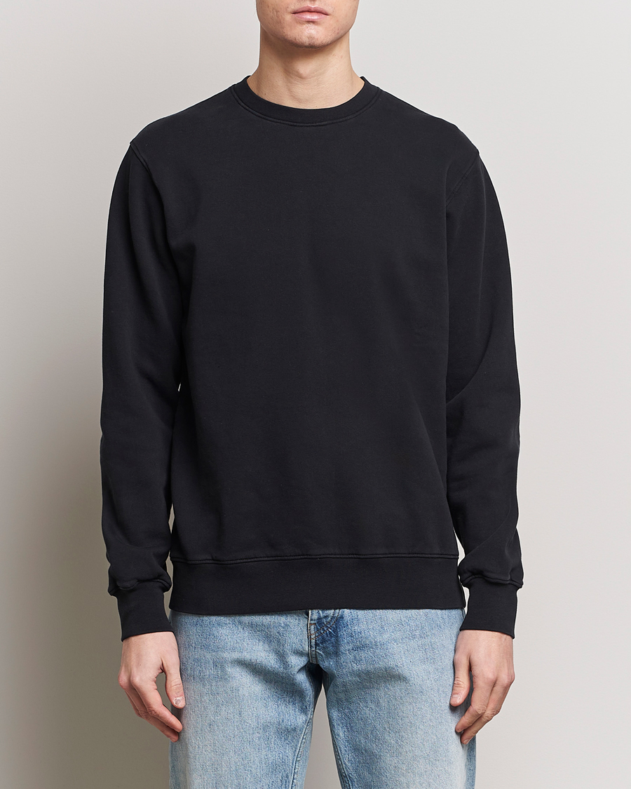 Mies | Puserot | Colorful Standard | Classic Organic Crew Neck Sweat Deep Black