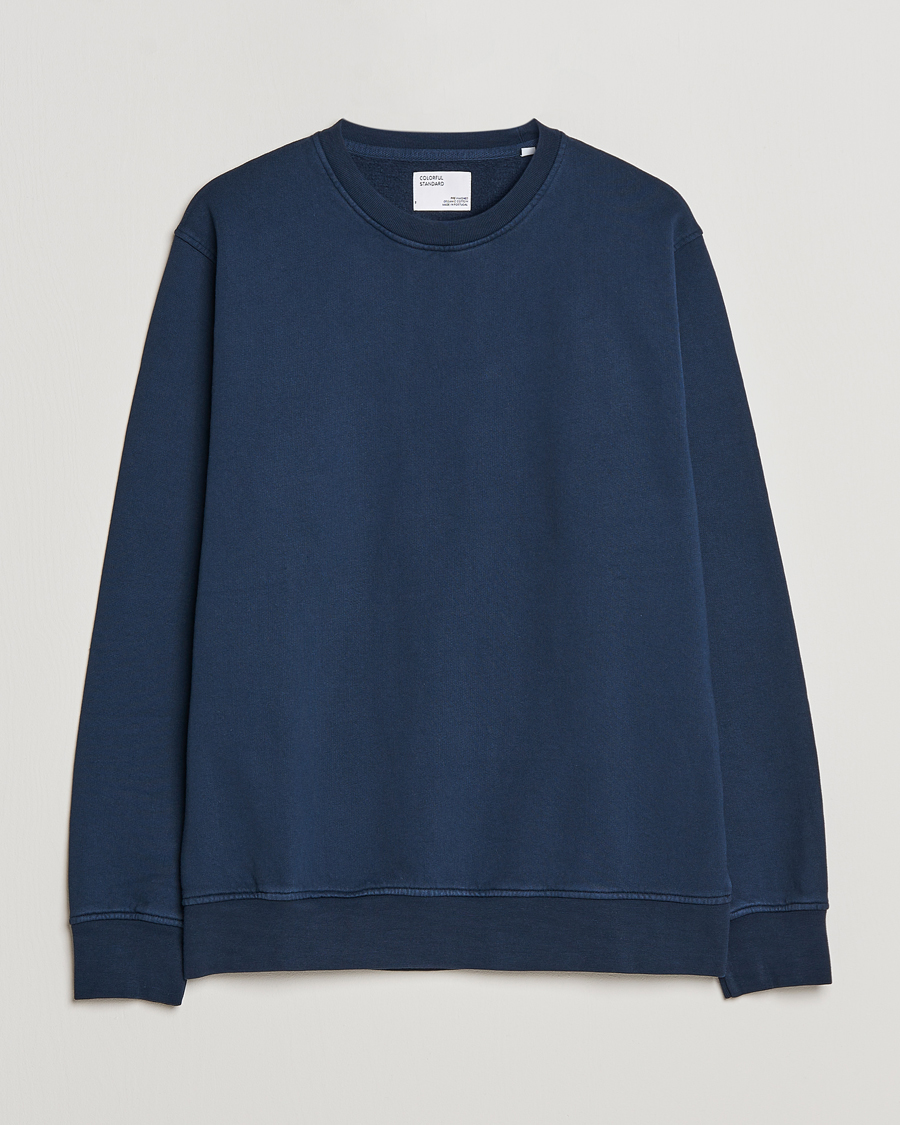 Mies | Puserot | Colorful Standard | Classic Organic Crew Neck Sweat Navy Blue