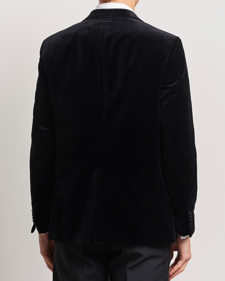 Mies | Pikkutakit | Oscar Jacobson | Frampton Velvet Tuxedo Blazer Black