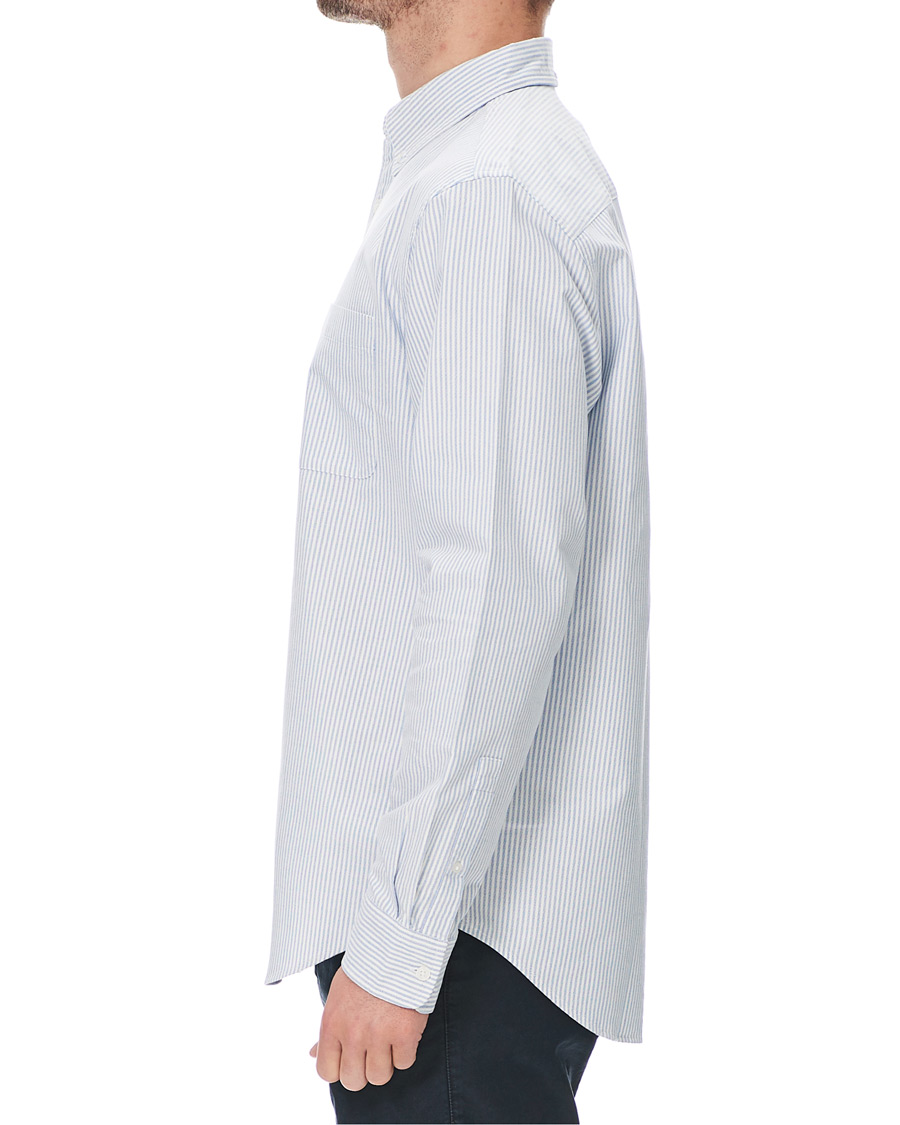 Mies | Kauluspaidat | Club Monaco | Slim Fit Oxford Stripe Shirt Blue/White