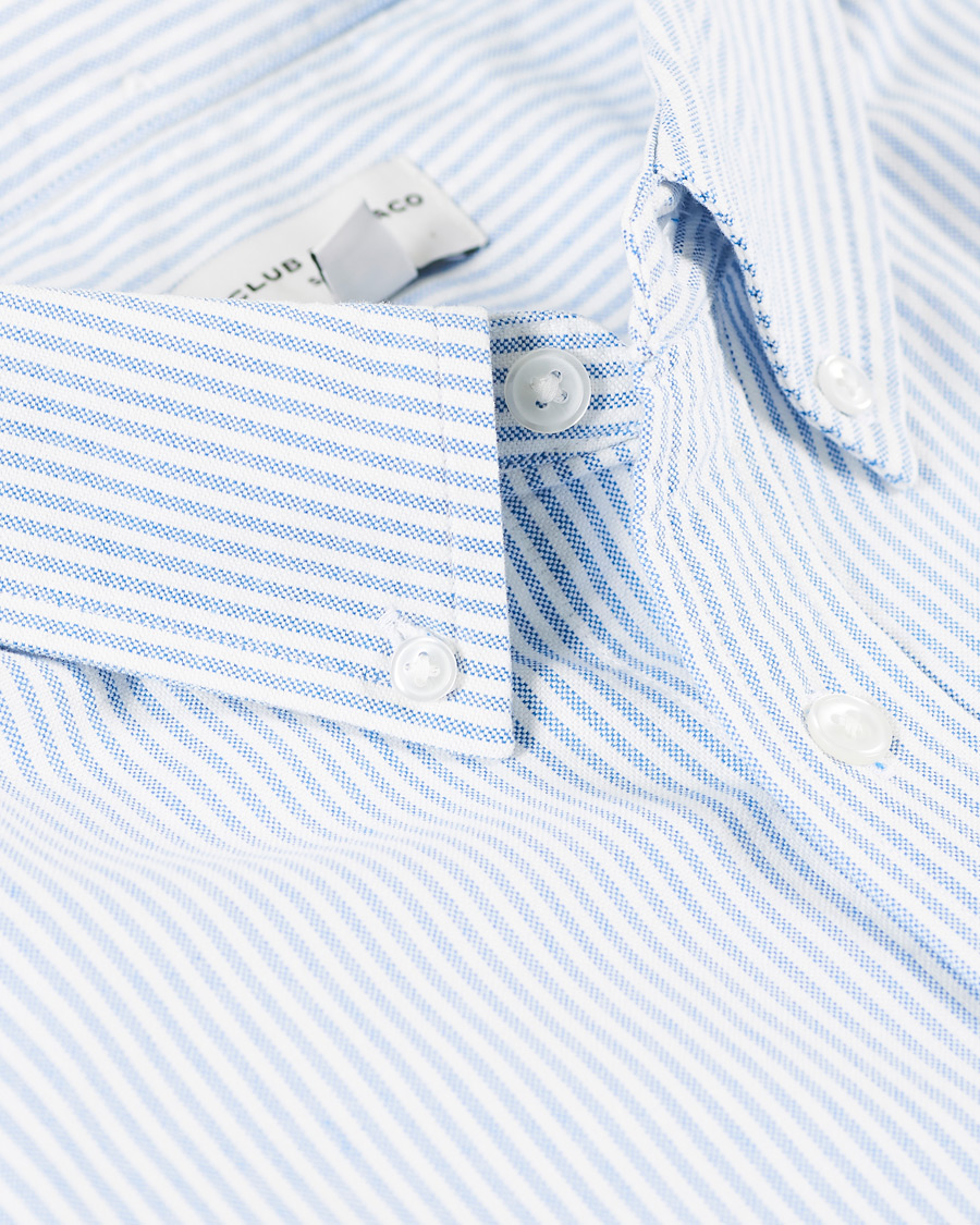 Mies | Kauluspaidat | Club Monaco | Slim Fit Oxford Stripe Shirt Blue/White