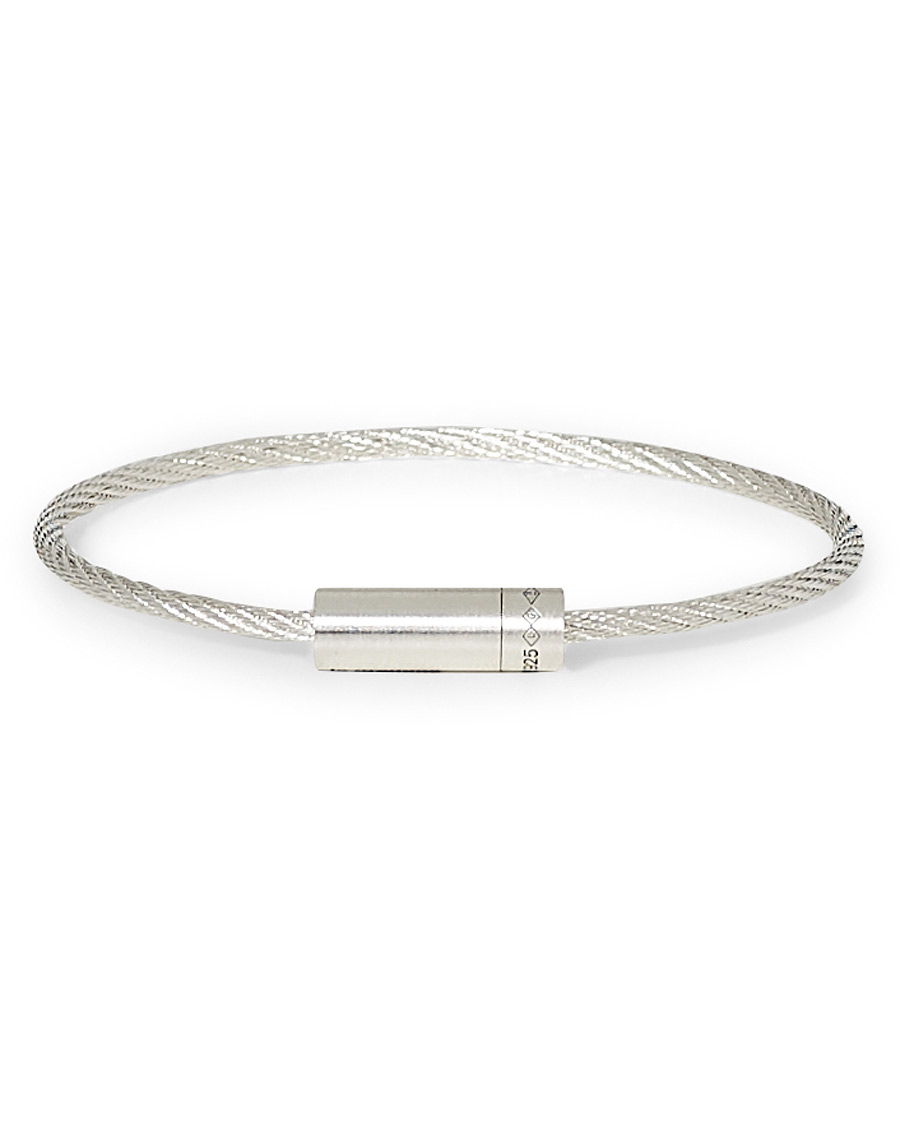 Mies | LE GRAMME Cable Bracelet Brushed Sterling Silver 9g | LE GRAMME | Cable Bracelet Brushed Sterling Silver 9g