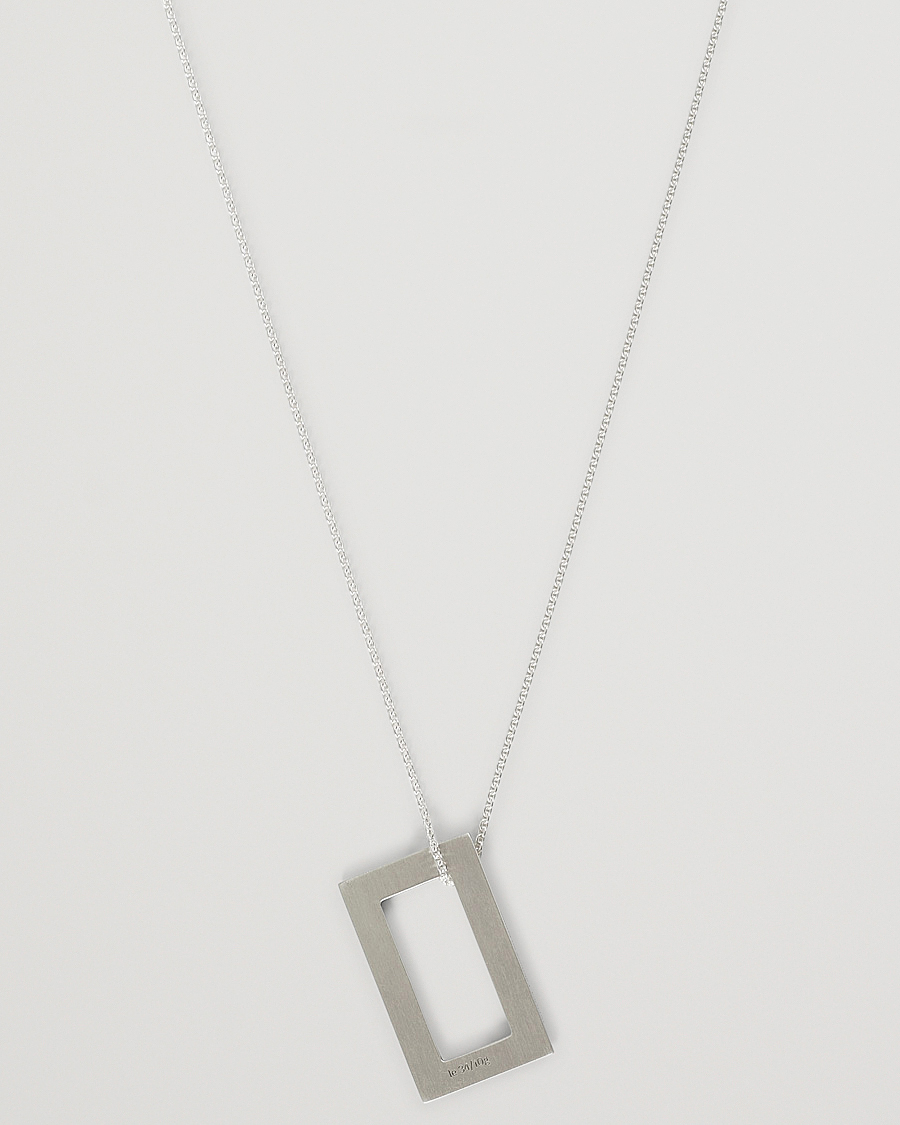 Mies | LE GRAMME Rectangular Necklace Le 3.4 Sterling Silver | LE GRAMME | Rectangular Necklace Le 3.4 Sterling Silver