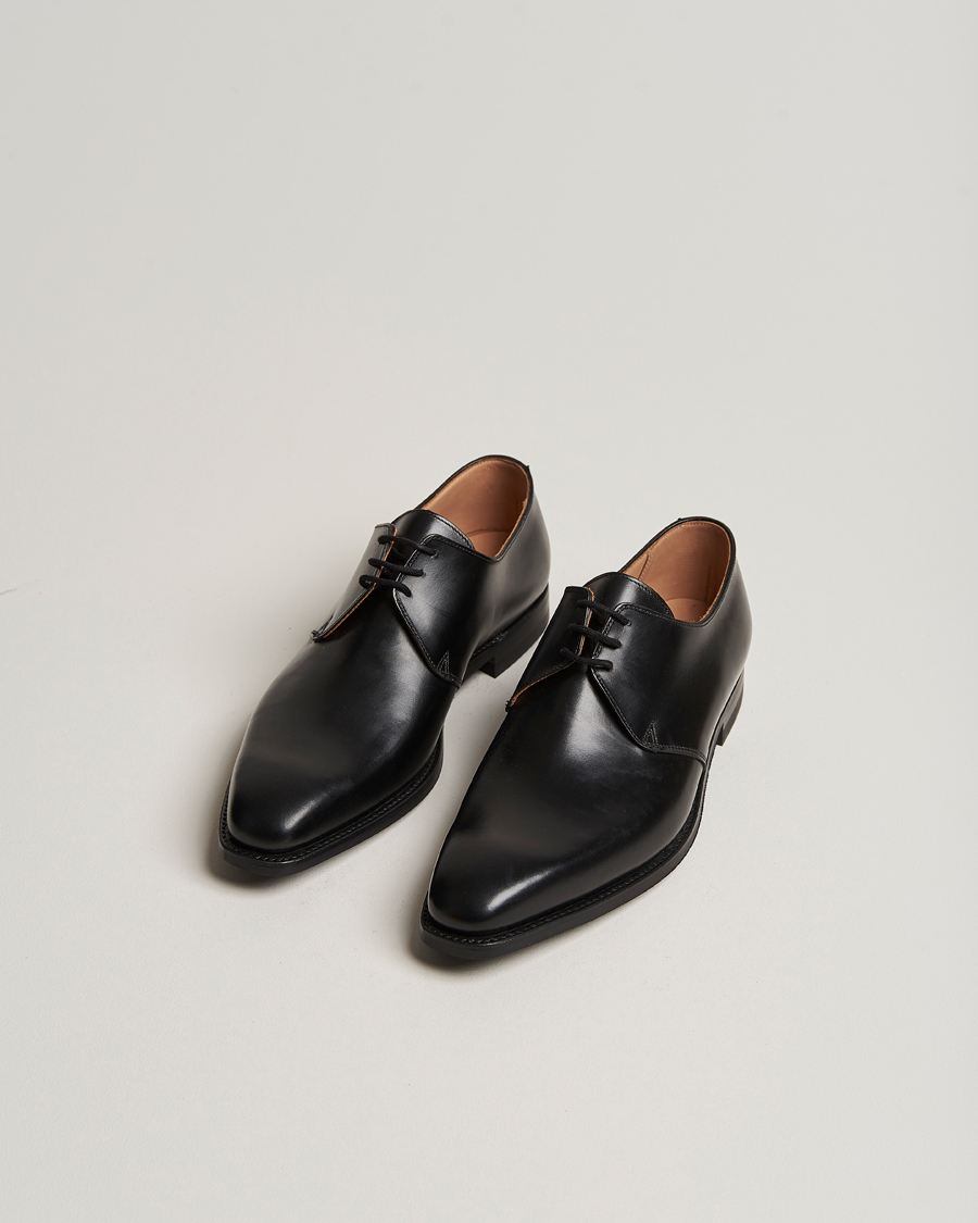 Mies | Käsintehdyt kengät | Crockett & Jones | Highbury Derby Black Calf
