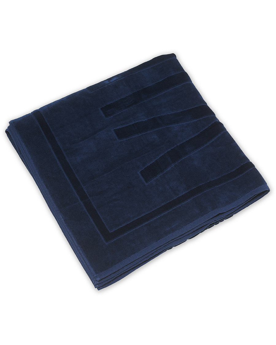 Mies | Vilebrequin Terry Cloth Beach Towel Bleu Marine | Vilebrequin | Terry Cloth Beach Towel Bleu Marine