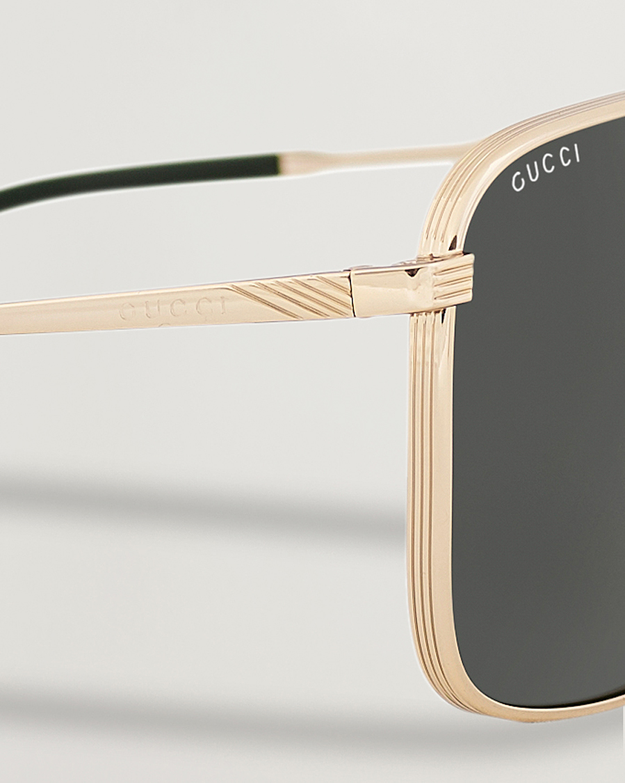 Mies | GUCCI GG8040S Sunglasses Gold/Green | Gucci | GG8040S Sunglasses Gold/Green