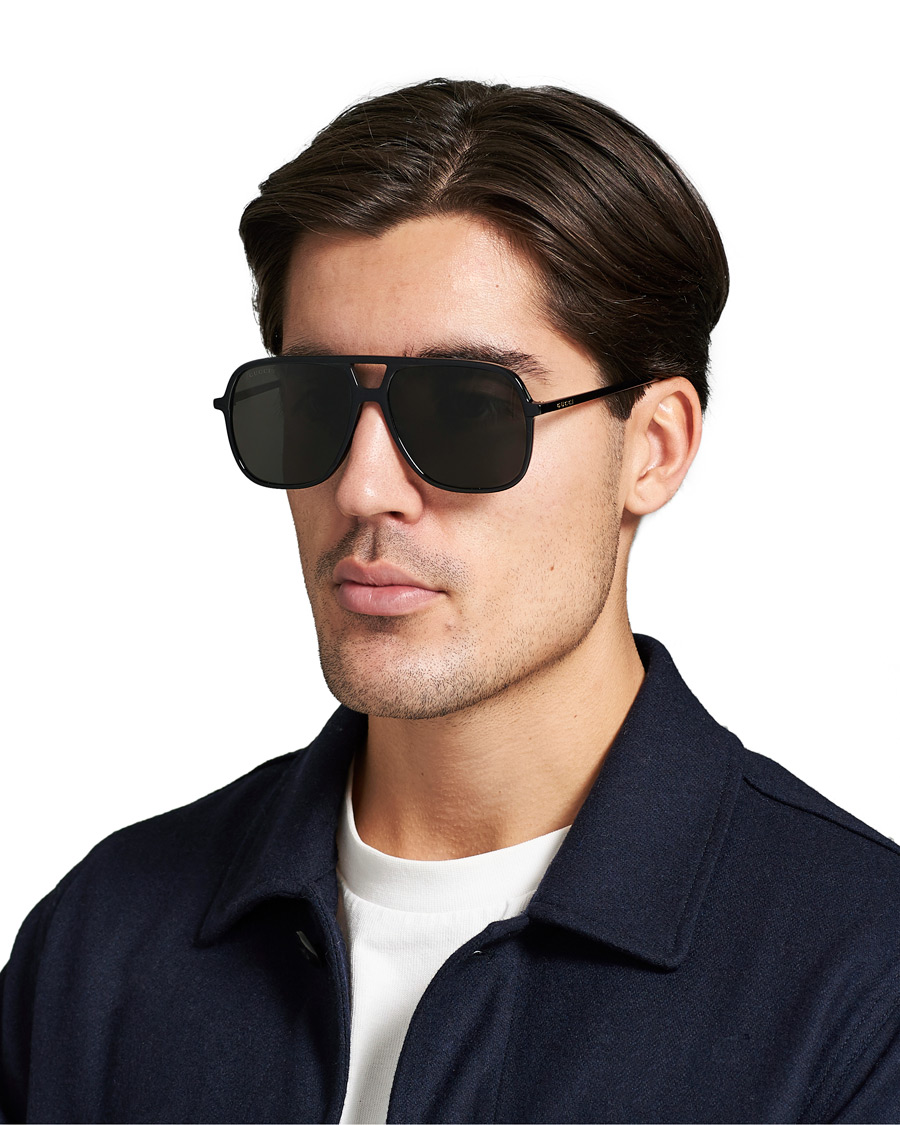 Mies | Pilottiaurinkolasit | Gucci | GG0545S Sunglasses Black/Grey