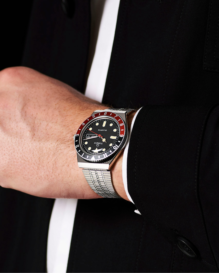 Mies | Timex Q Reissue 1979 Black/Red | Timex | Q Reissue 1979 Black/Red