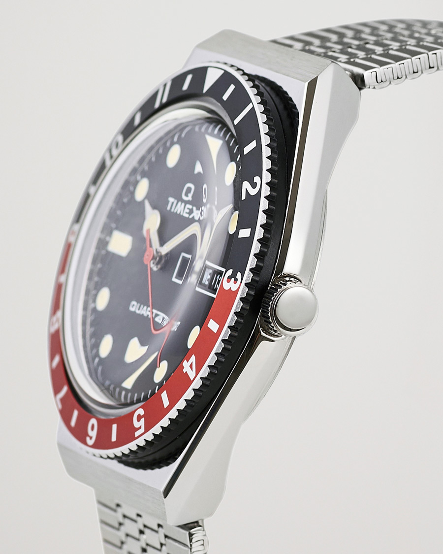Mies | Timex Q Reissue 1979 Black/Red | Timex | Q Reissue 1979 Black/Red