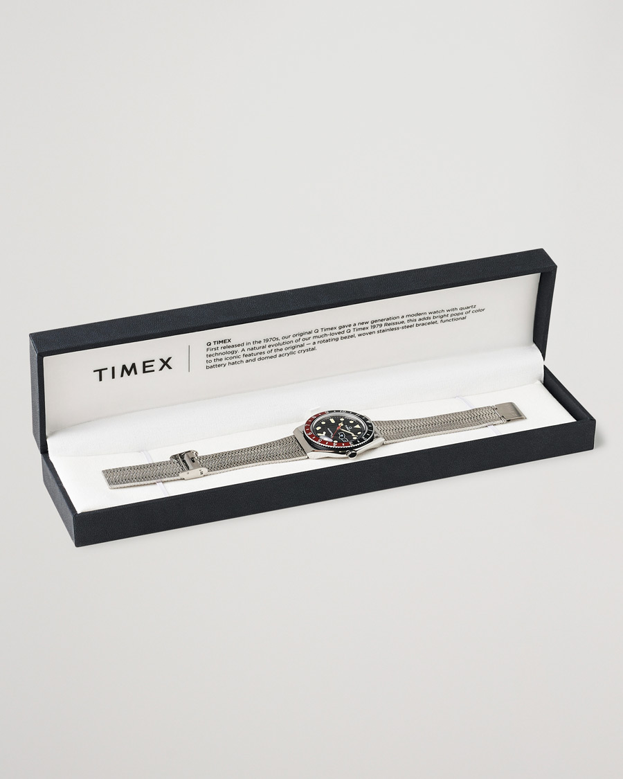 Mies | Timex Q Reissue 1979 Black/Red | Timex | Q Reissue 1979 Black/Red