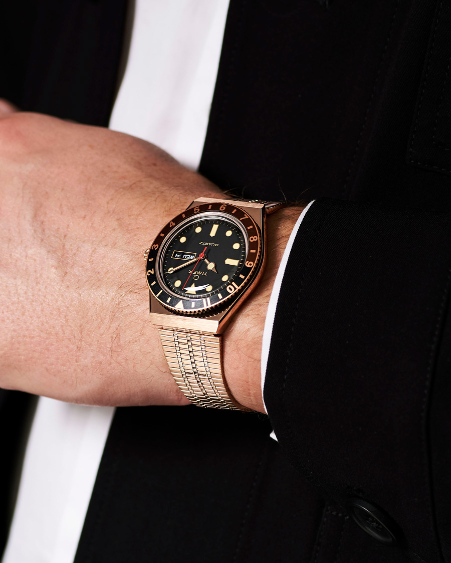 Mies | Timex Q Reissue 1979 Rose Gold Tone/Black | Timex | Q Reissue 1979 Rose Gold Tone/Black