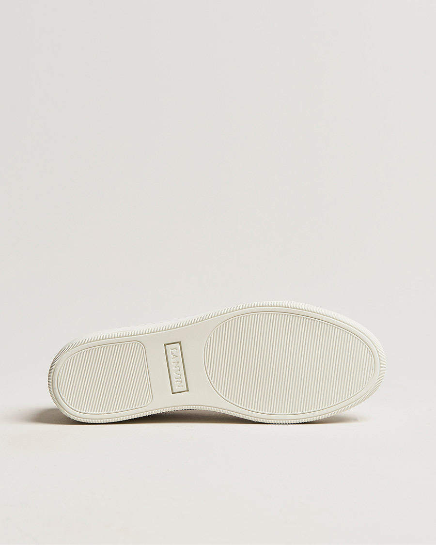 Mies | Lanvin Patent Cap Toe Sneaker White | Lanvin | Patent Cap Toe Sneaker White