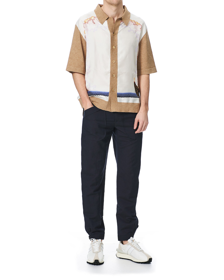 Mies | Housut | Lanvin | Slim Fit Trousers Navy