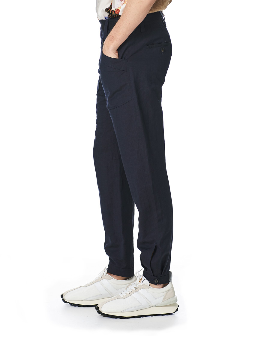 Mies | Housut | Lanvin | Slim Fit Trousers Navy