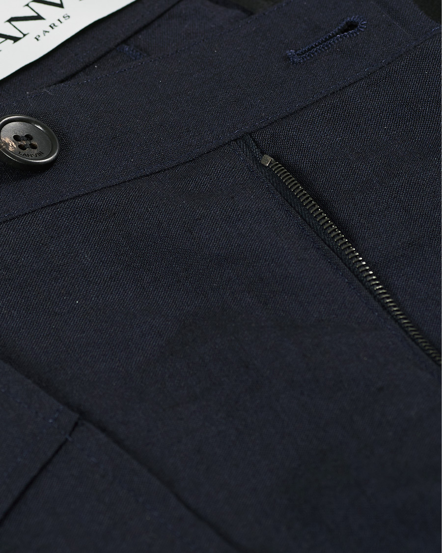 Mies | Housut | Lanvin | Slim Fit Trousers Navy