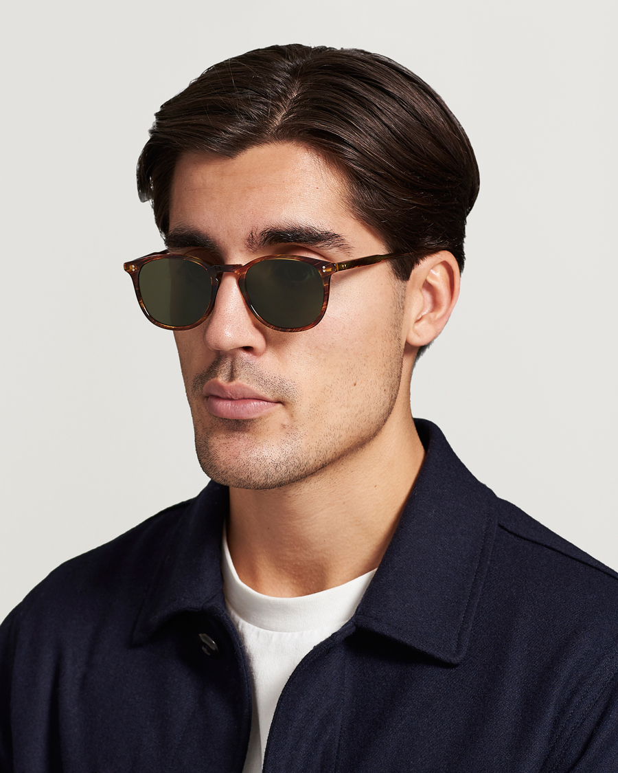 Mies | D-malliset aurinkolasit | Garrett Leight | Kinney 49 Sunglasses Chestnut