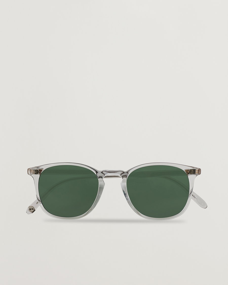 Mies |  | Garrett Leight | Kinney 49 Sunglasses Transparent/Green