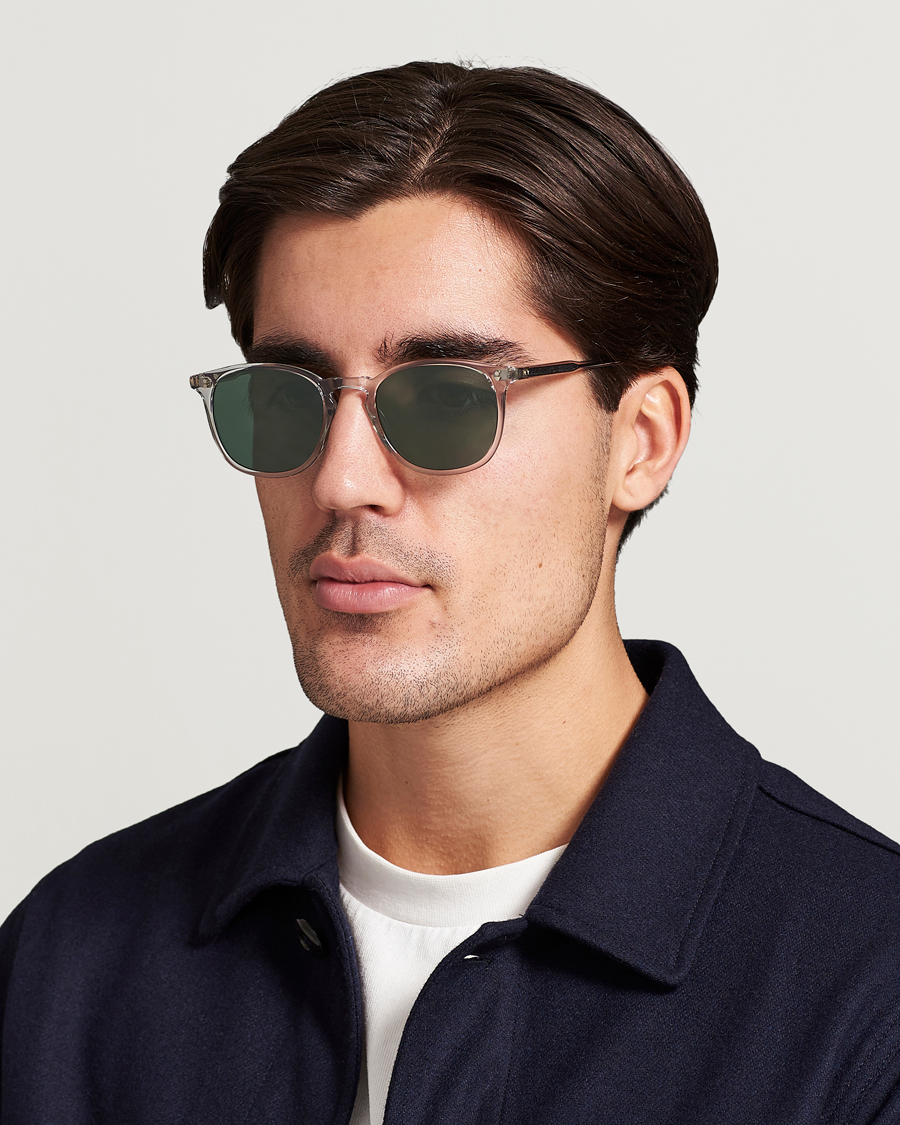 Mies | Aurinkolasit | Garrett Leight | Kinney 49 Sunglasses Transparent/Green