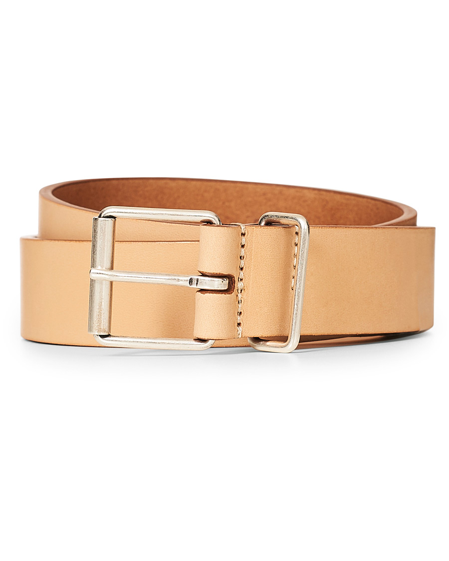 Miehet |  | Anderson's | Classic Casual 3 cm Leather Belt Natural