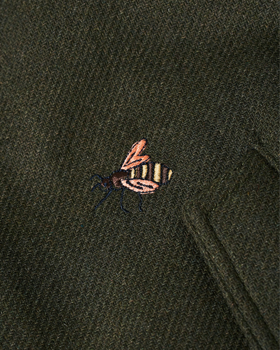 Mies | Takit | GANT | Luke Edward Hall Emrodery Zip Jacket Tartan Green