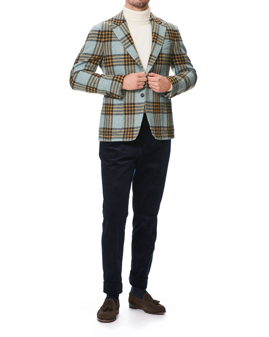 Mies | Pikkutakit | GANT | Luke Edward Hall Check Blazer Hamptons Blue