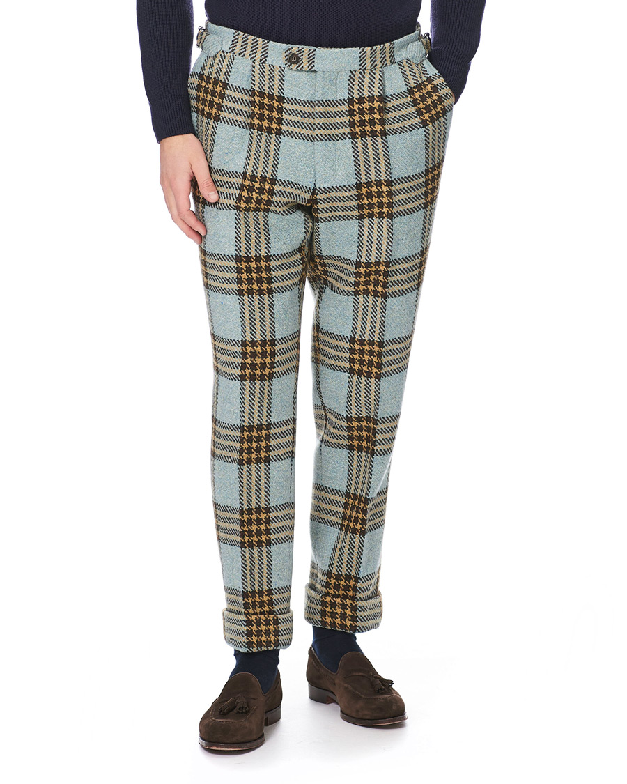 Mies | Housut | GANT | Luke Edward Hall Check Trousers Hamptons Blue