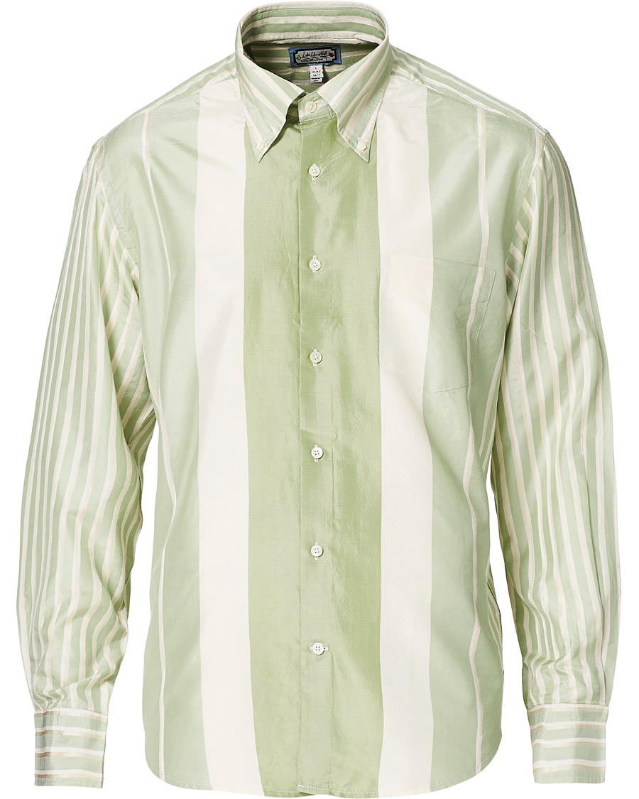 Mies | Kauluspaidat | GANT | Luke Edward Hall Silk Stripe Shirt Pepermint