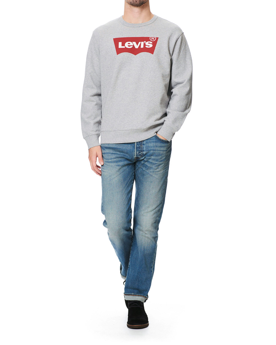Mies | Puserot | Levi's | Graphic Crew Neck Sweatshirt Heather Grey