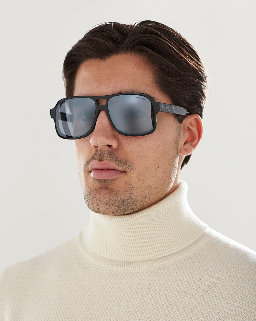 Mies | Moncler Lunettes Sectrant Sunglasses Black | Moncler Lunettes | Sectrant Sunglasses Black