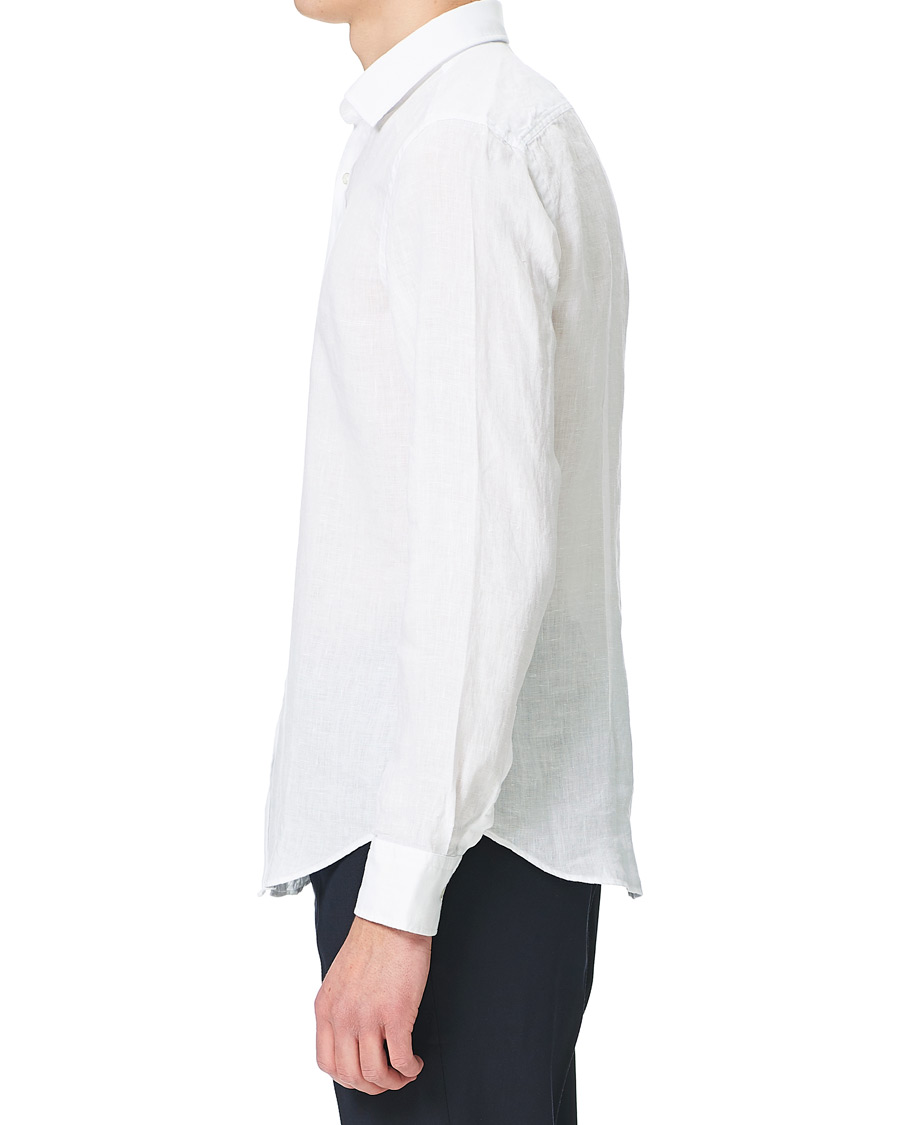 Mies | Kauluspaidat | BOSS BLACK | BOSS Joy Linen Shirt White
