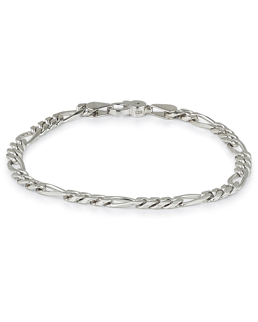 Mies | Tom Wood Figaro Thick Bracelet Silver | Tom Wood | Figaro Thick Bracelet Silver