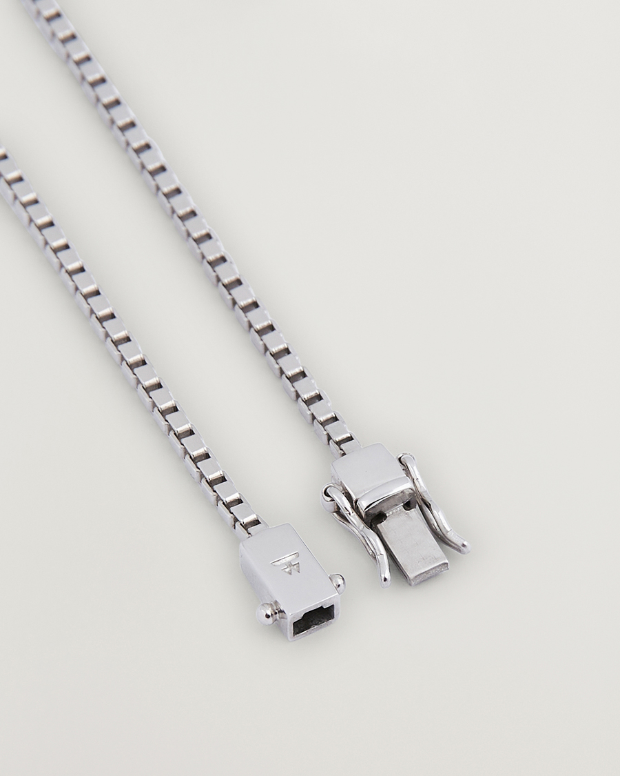 Mies | Tom Wood Square Bracelet Silver | Tom Wood | Square Bracelet Silver