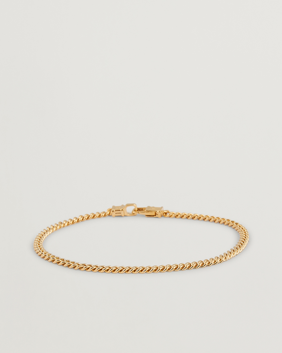 Miehet |  | Tom Wood | Curb Bracelet M Gold