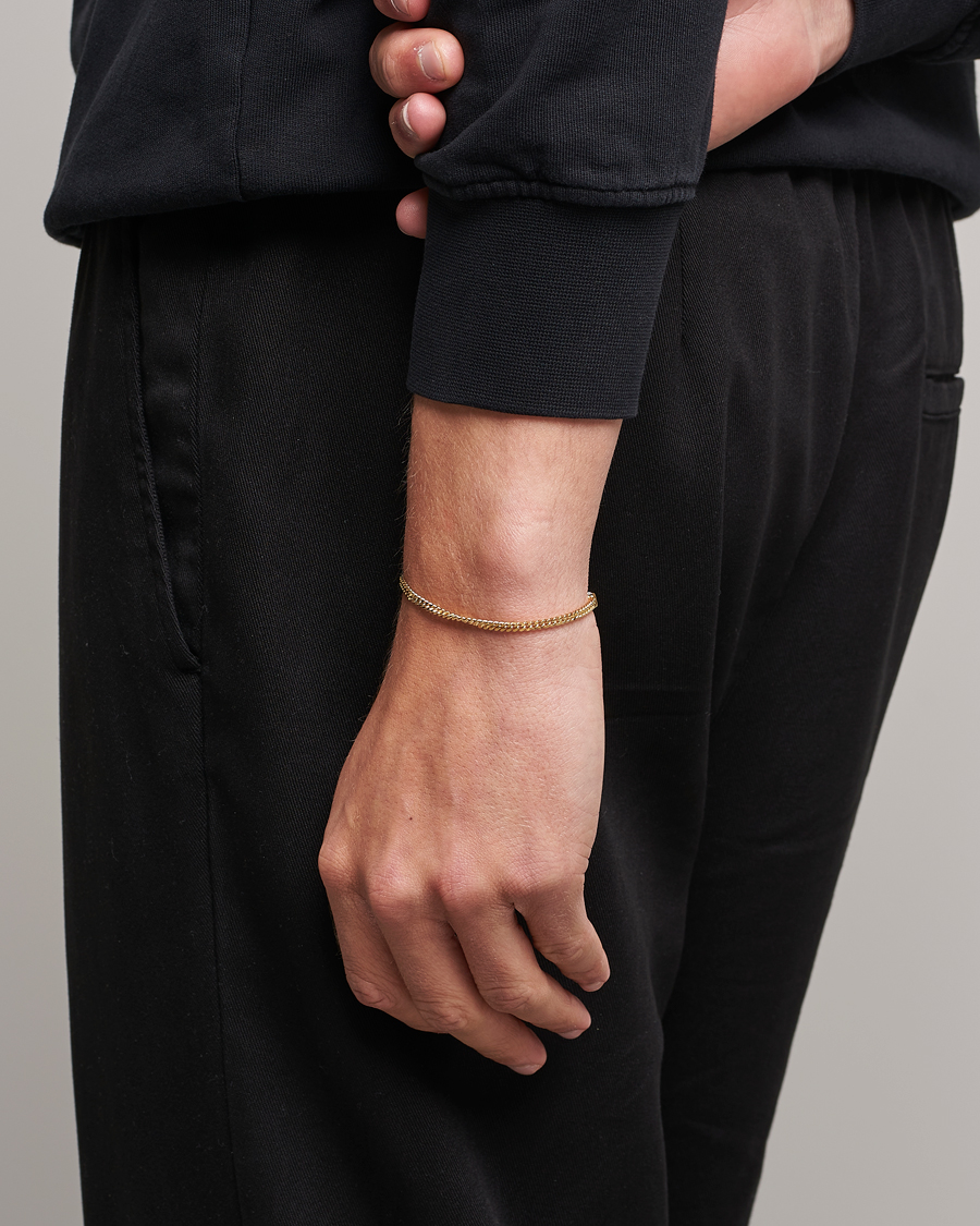 Mies |  | Tom Wood | Curb Bracelet M Gold